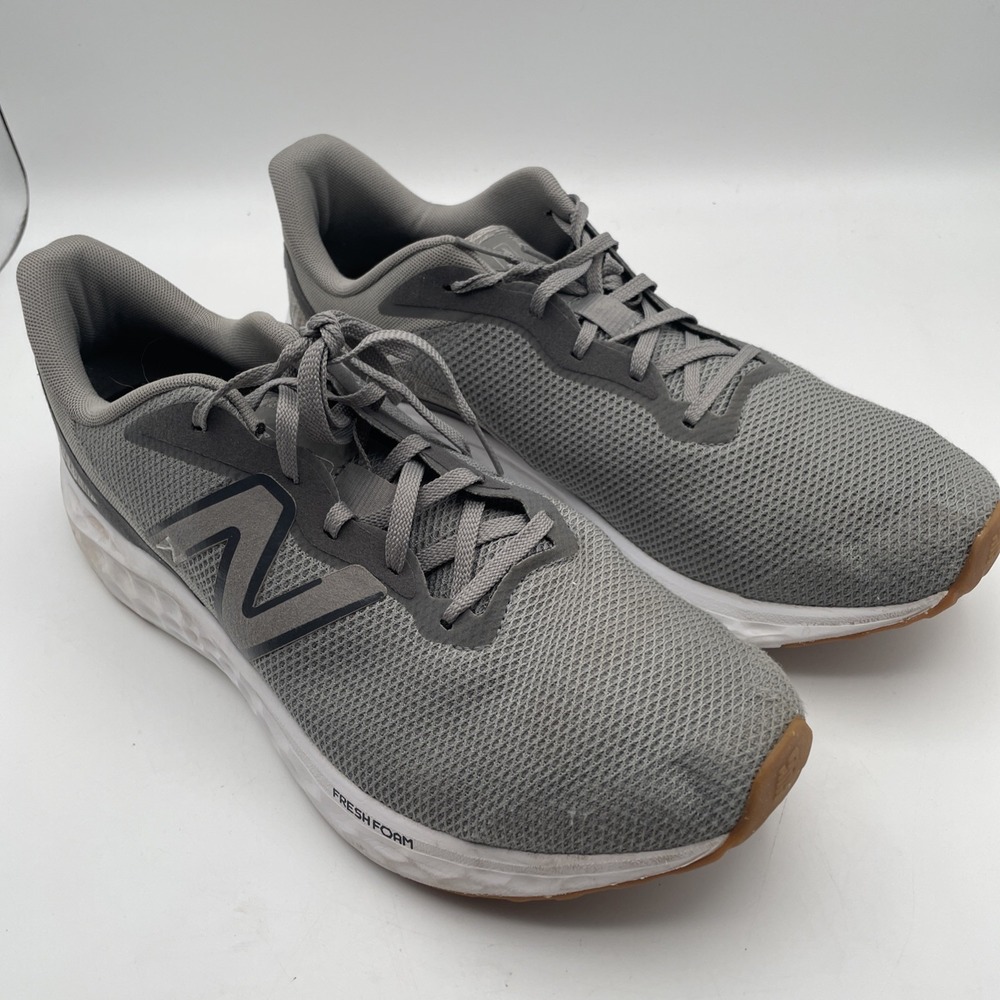 New Balance Mens Arishi V4 Gray Running‎ Shoes Freshfoam Sneakers Size 13